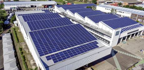 Solar power plants for businesses for their own consumption