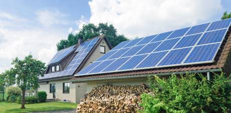 Solar power plants<br>for home and feed-in tariff