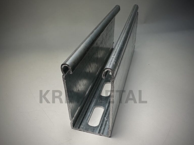 Galvanized guide profile 41x76 mm for solar panels 1