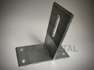 Aluminum T-bracket for bitumen roof 1